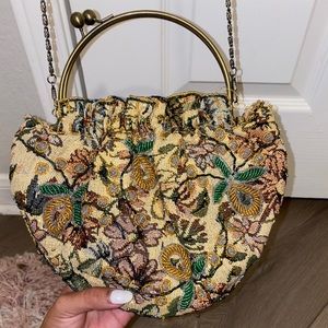 Vintage Bejeweled Satchel